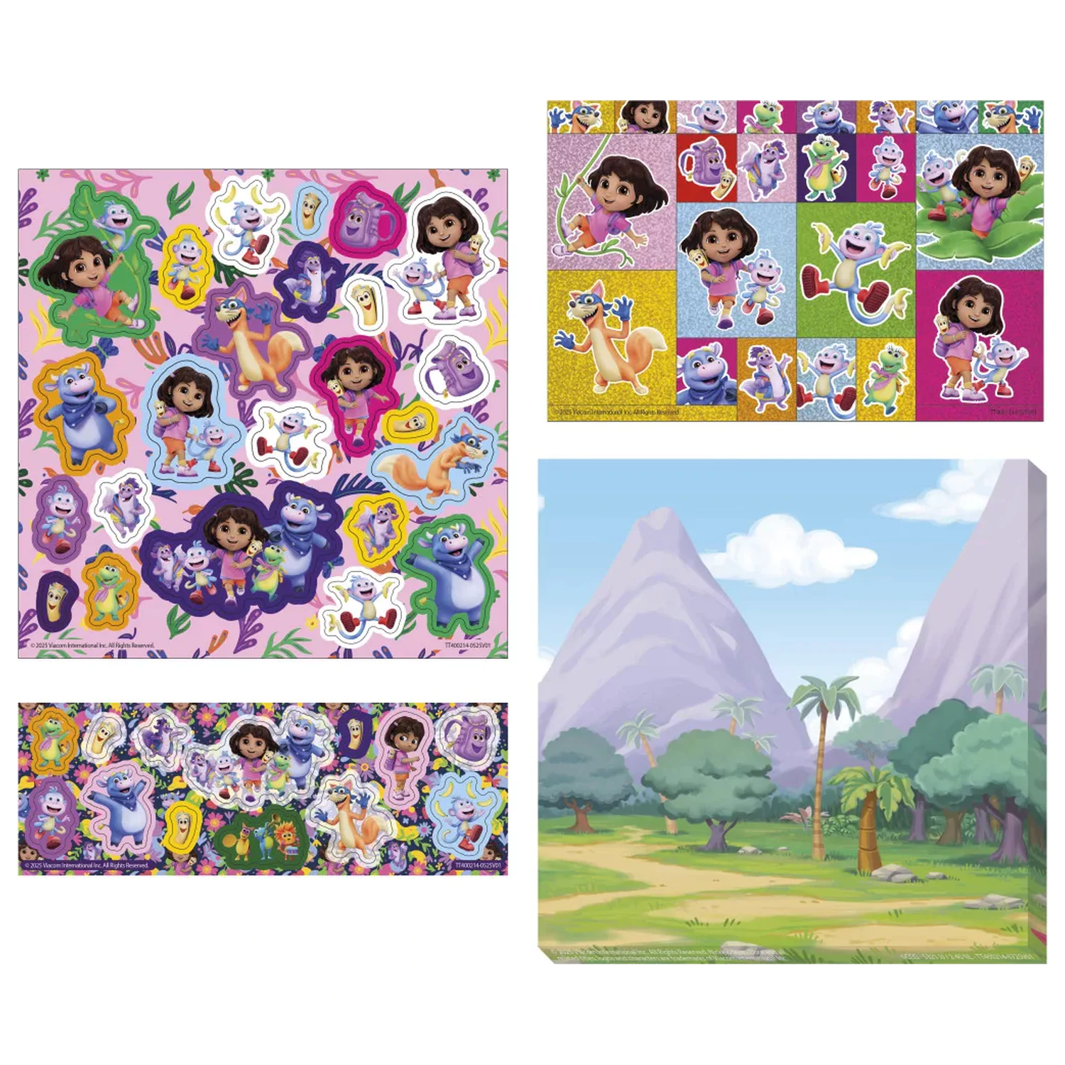 Dora the Explorer Jungle Set de autocolante poza produsului
