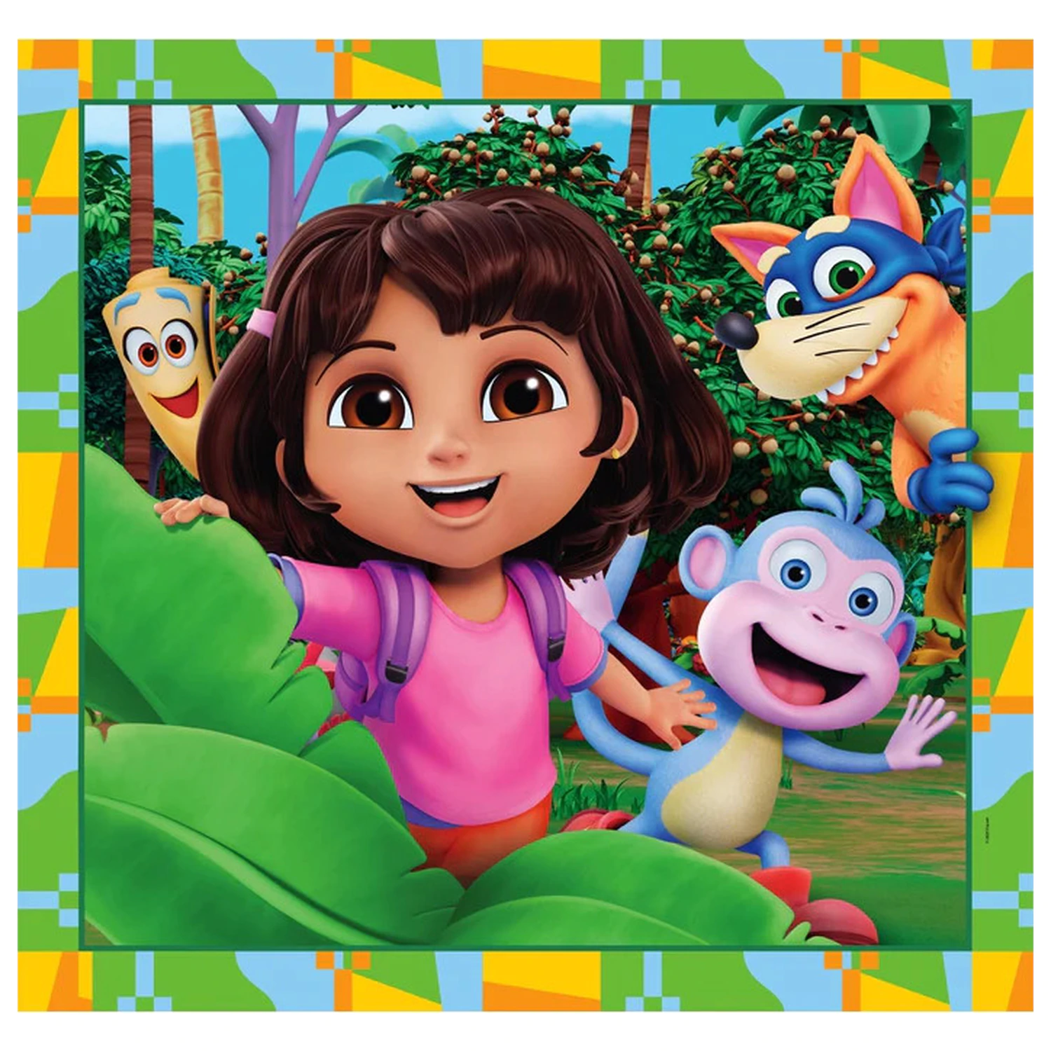 Dora the Explorer Jungle Quest 3x48 Piese Puzzle poza produsului