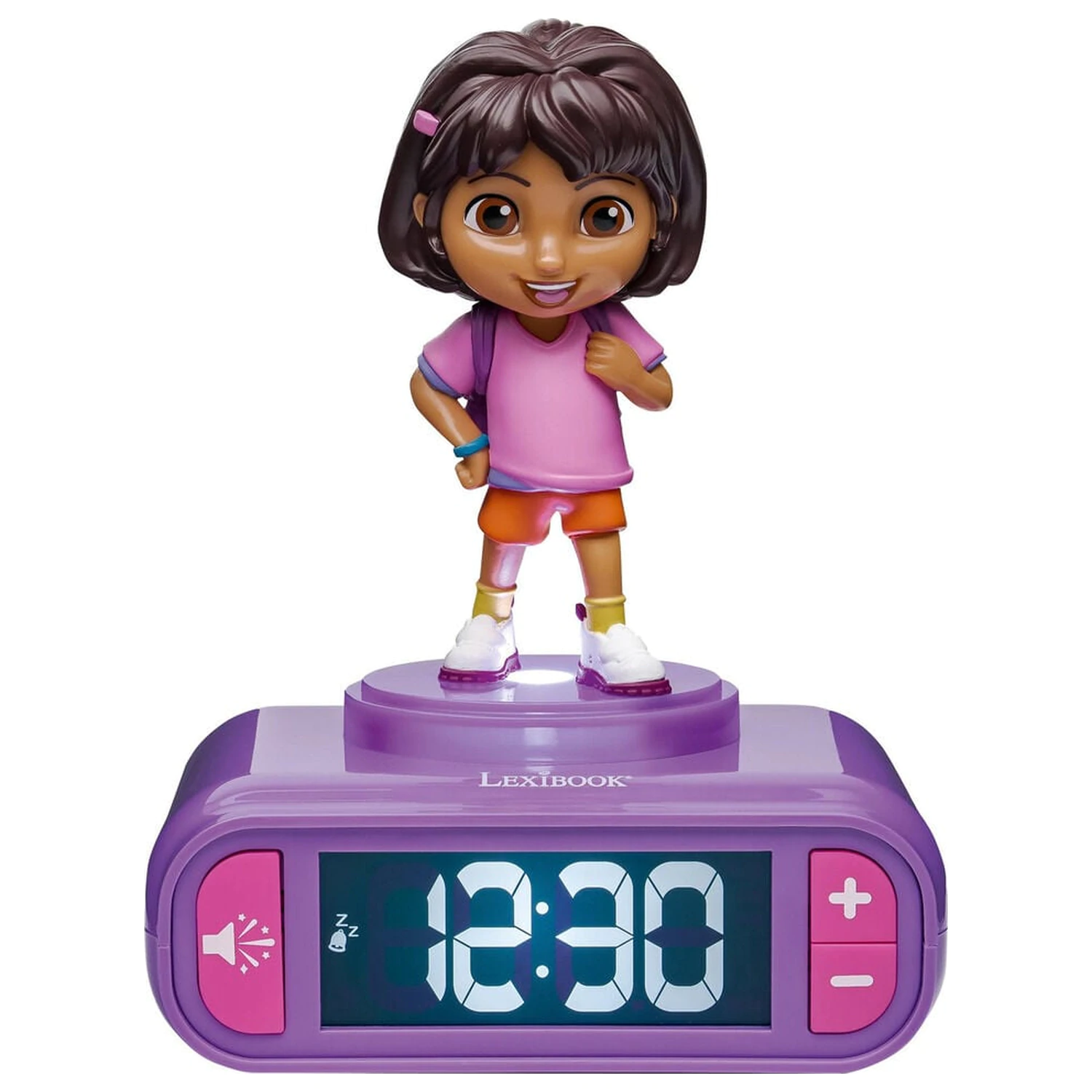 Ceas desteptator cu lumina de noapte Dora the Explorer poza produsului