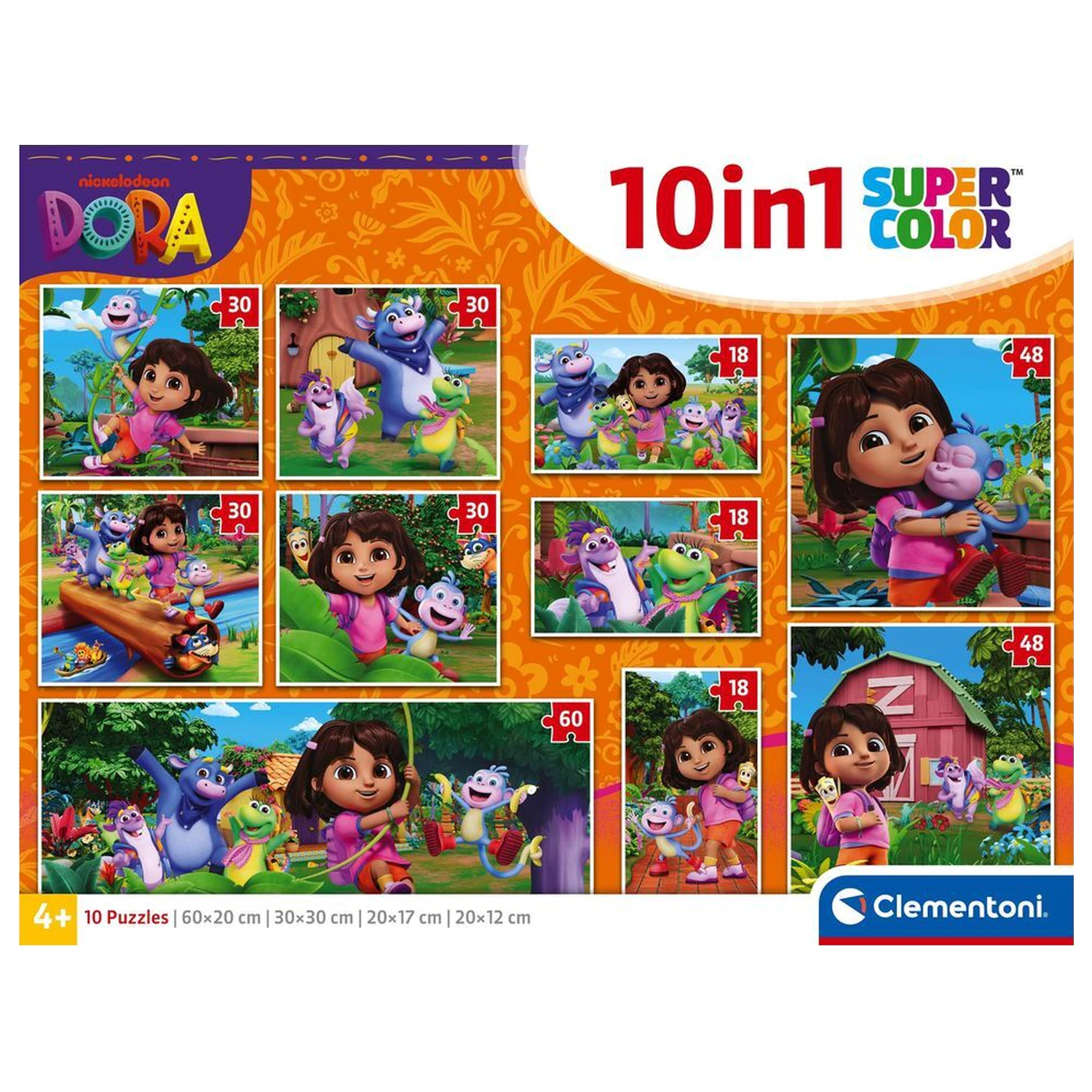 Dora The Explorer puzzle 10 În 1 poza produsului
