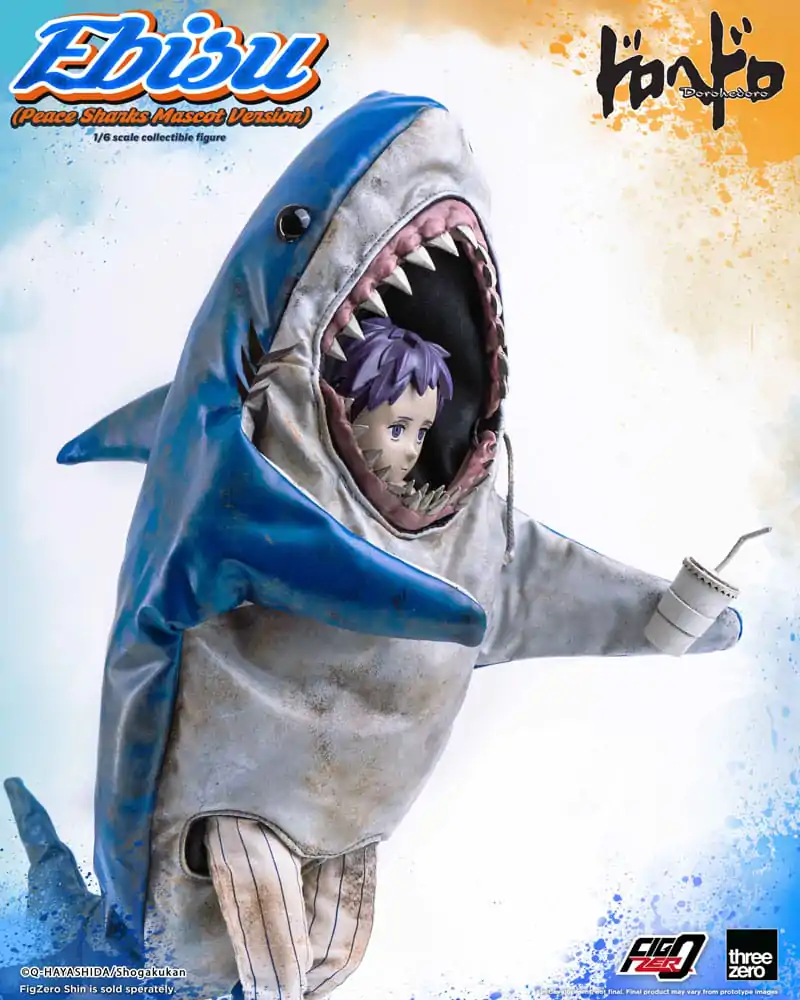 Dorohedoro FigZero Figurina de Acțiune 1/6 Ebisu Peace Sharks Mascot Ver. 24 cm poza produsului