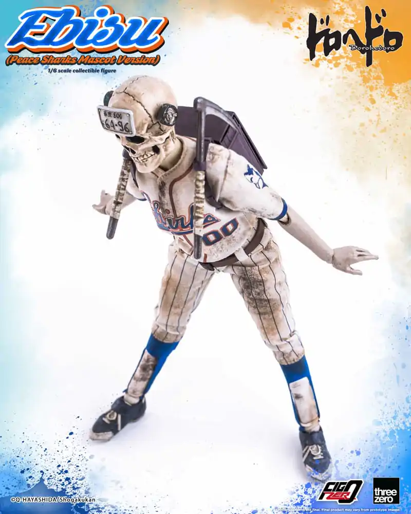 Dorohedoro FigZero Figurina de Acțiune 1/6 Ebisu Peace Sharks Mascot Ver. 24 cm poza produsului