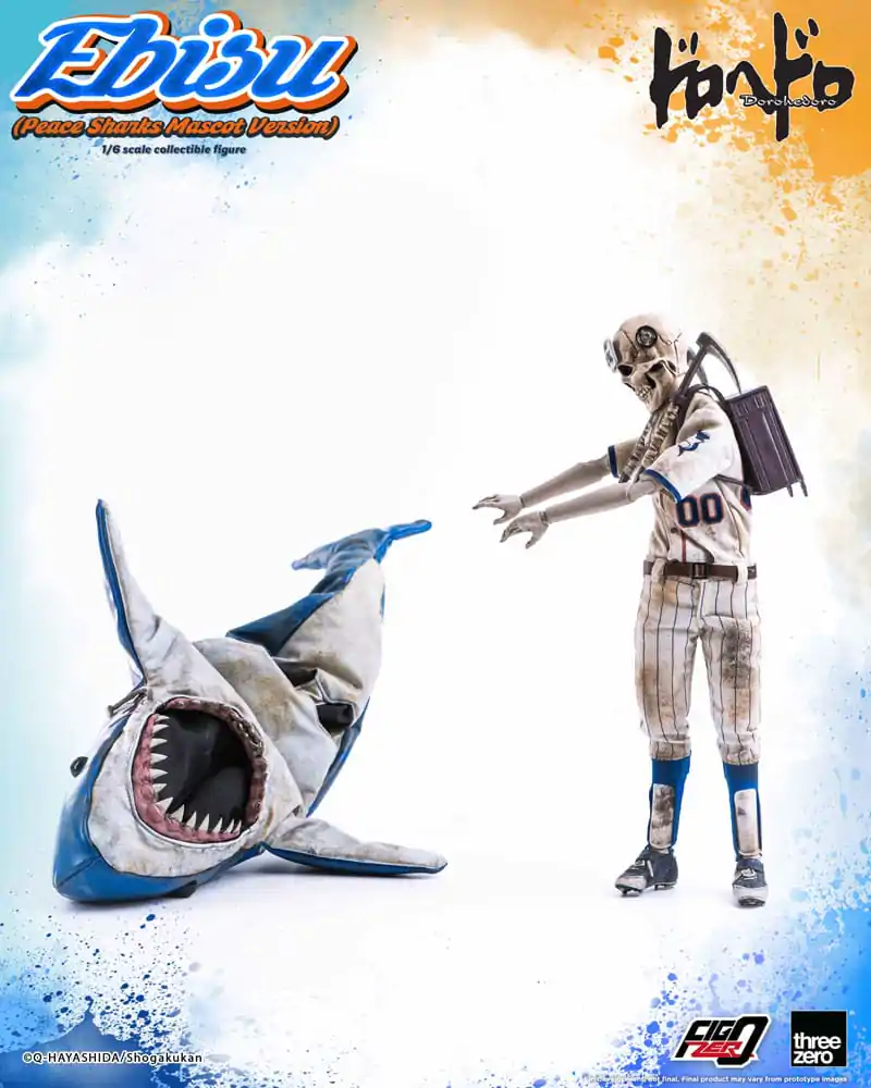 Dorohedoro FigZero Figurina de Acțiune 1/6 Ebisu Peace Sharks Mascot Ver. 24 cm poza produsului