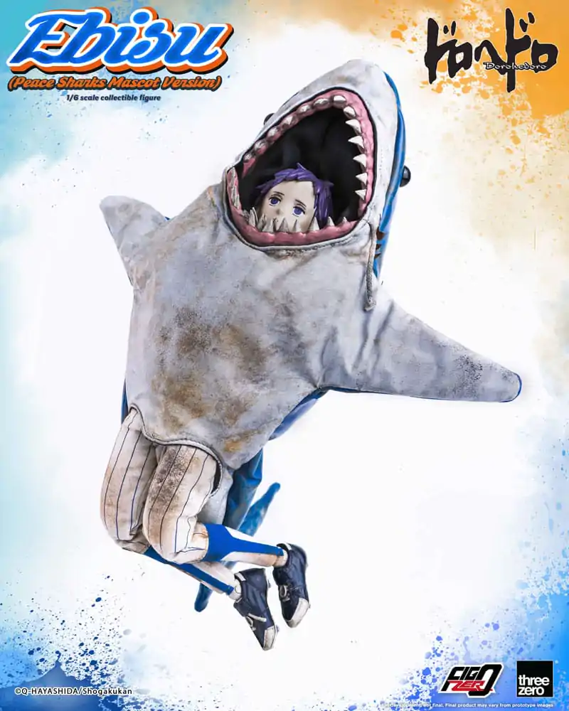 Dorohedoro FigZero Figurina de Acțiune 1/6 Ebisu Peace Sharks Mascot Ver. 24 cm poza produsului