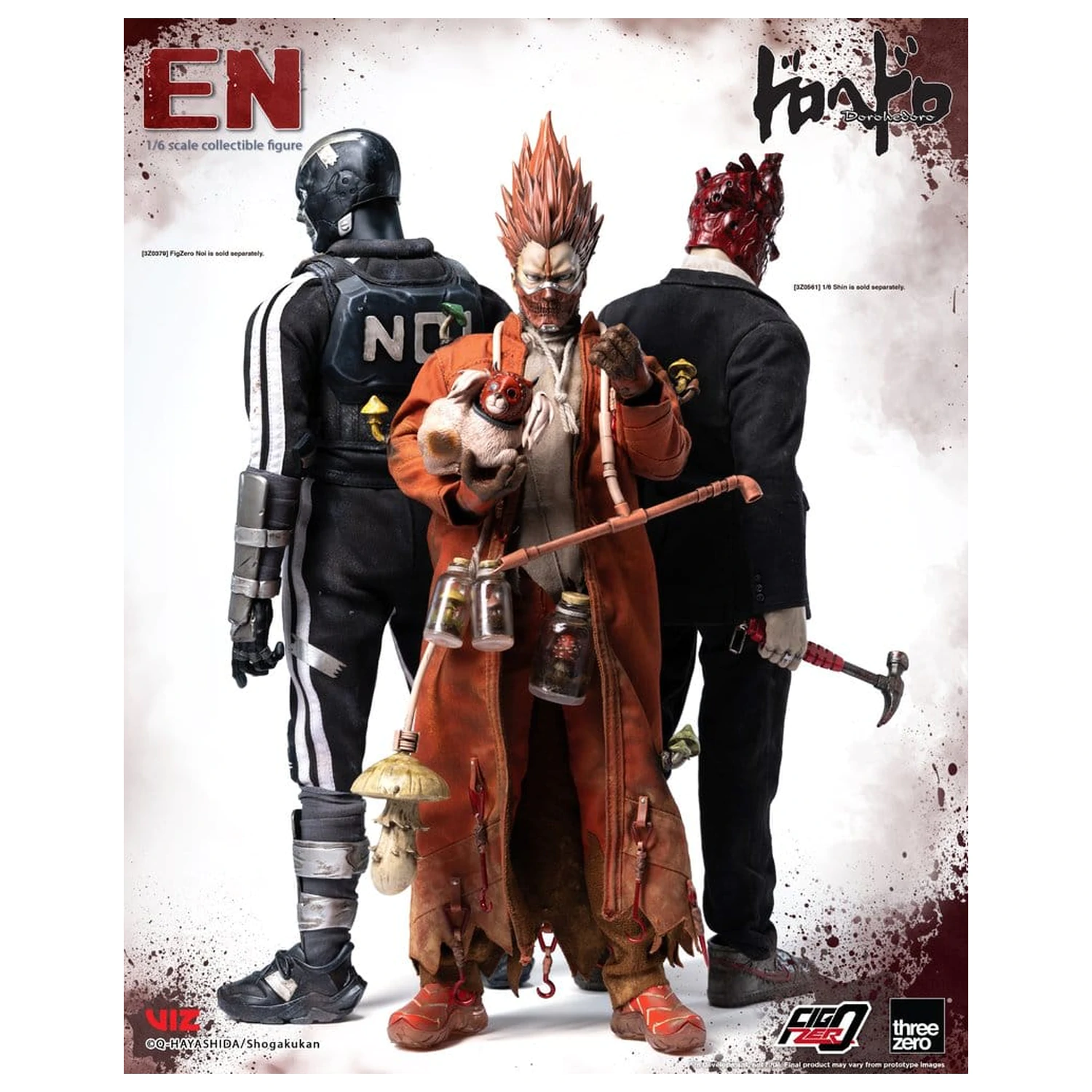 Dorohedoro FigZero Figurina de actiune En 35 cm poza produsului