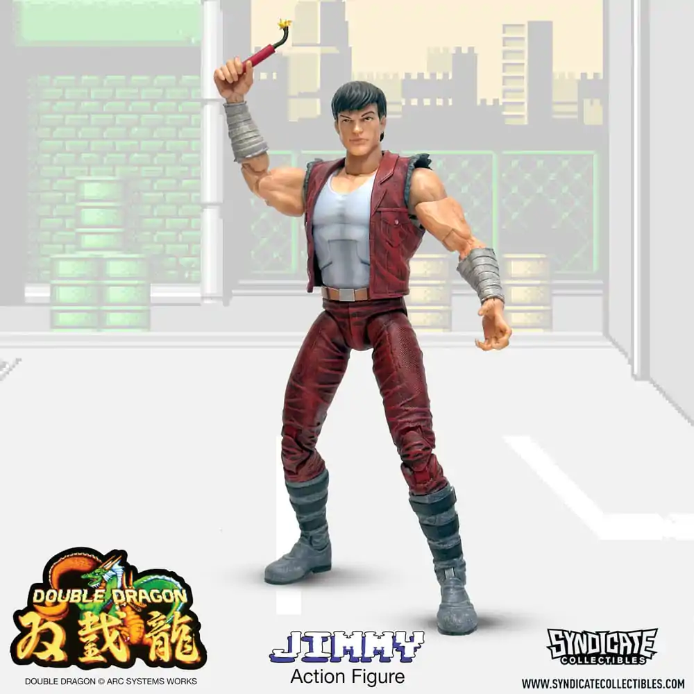 Figurină de acțiune Double Dragon Deluxe 1/12 Jimmy 18 cm poza produsului