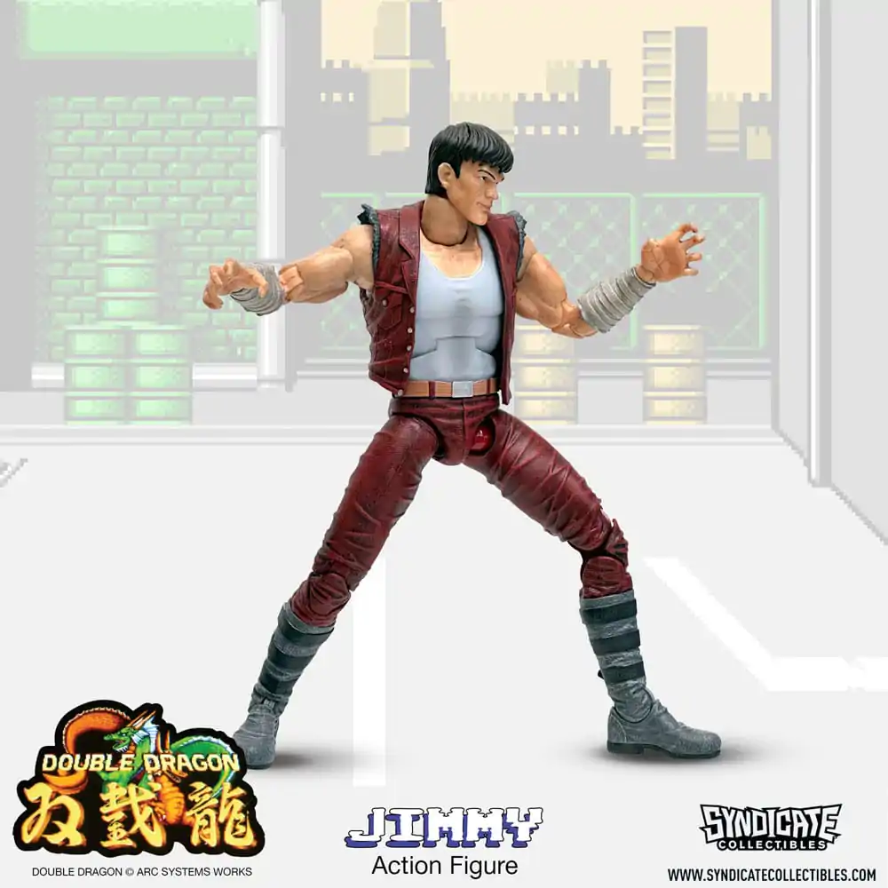 Figurină de acțiune Double Dragon Deluxe 1/12 Jimmy 18 cm poza produsului