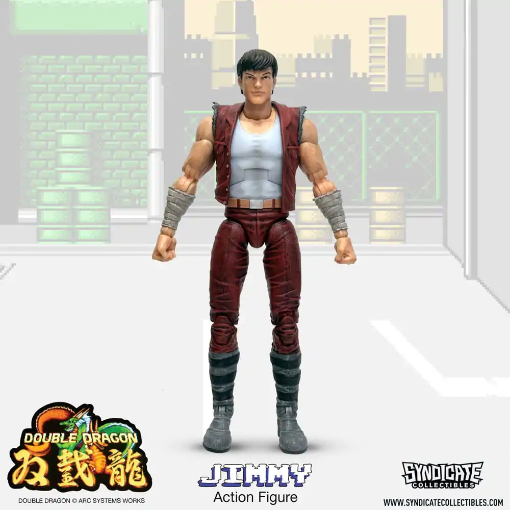 Figurină de acțiune Double Dragon Deluxe 1/12 Jimmy 18 cm poza produsului