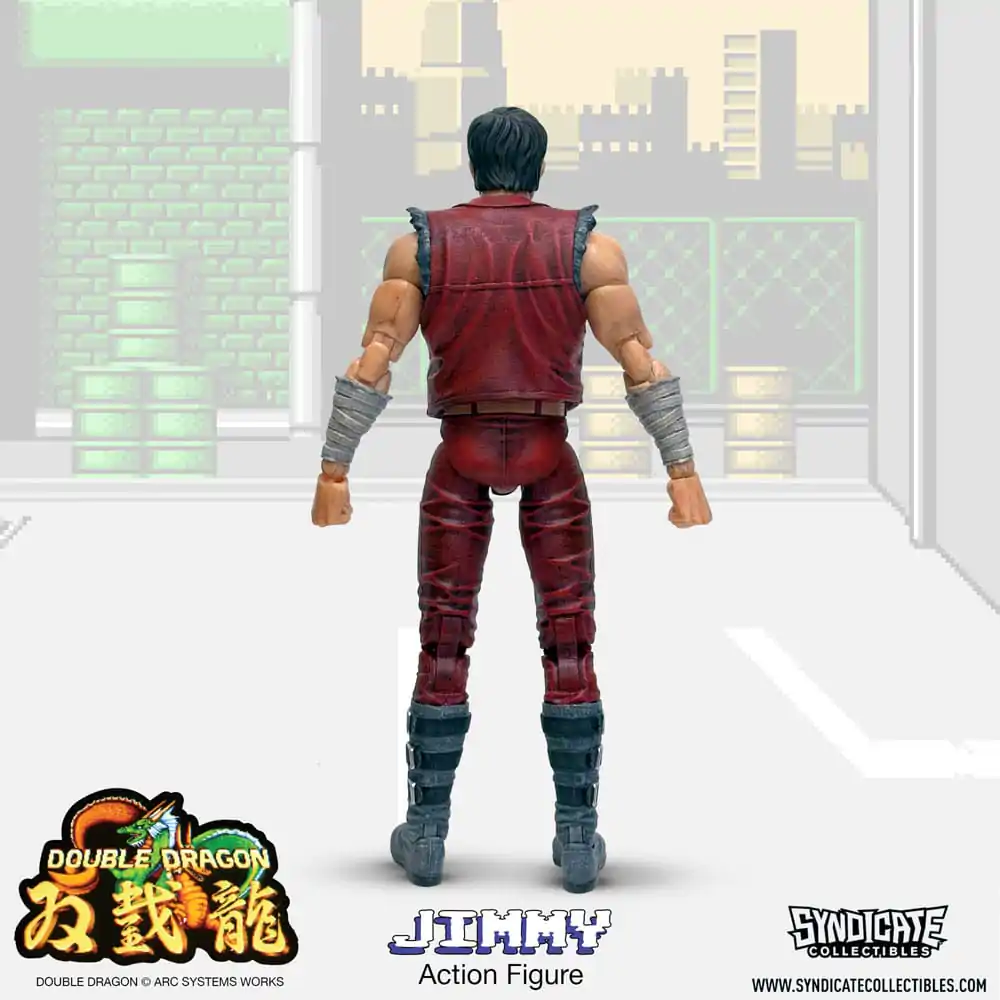 Figurină de acțiune Double Dragon Deluxe 1/12 Jimmy 18 cm poza produsului