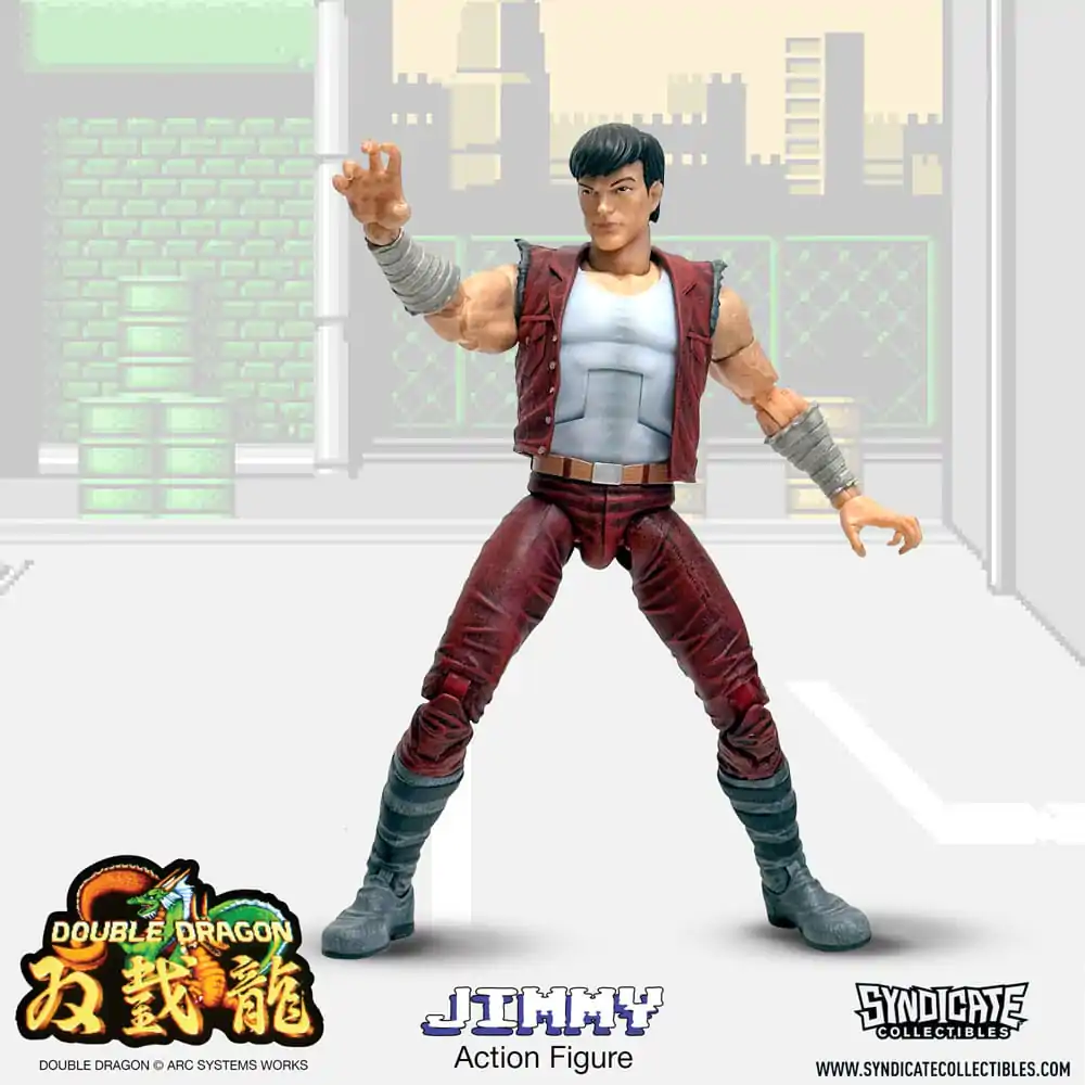 Figurină de acțiune Double Dragon Deluxe 1/12 Jimmy 18 cm poza produsului