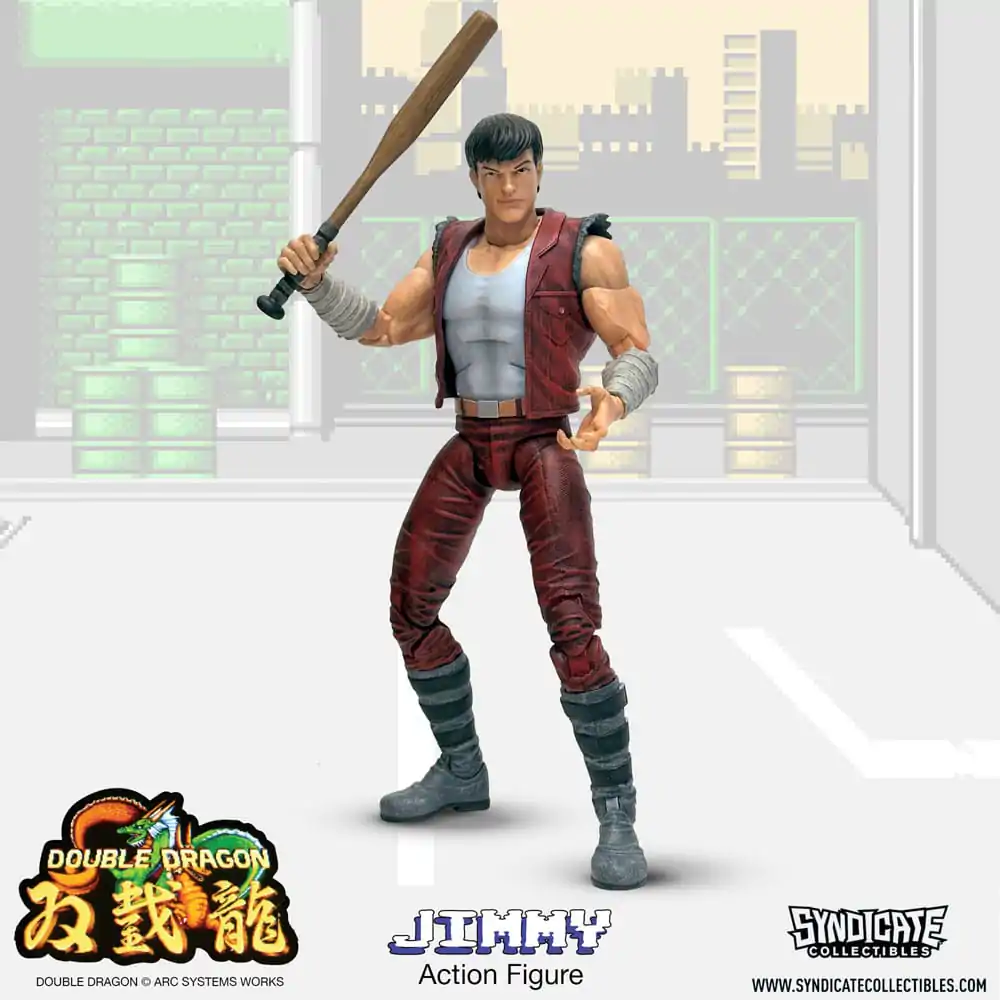 Figurină de acțiune Double Dragon Deluxe 1/12 Jimmy 18 cm poza produsului