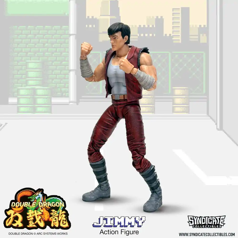 Figurină de acțiune Double Dragon Deluxe 1/12 Jimmy 18 cm poza produsului