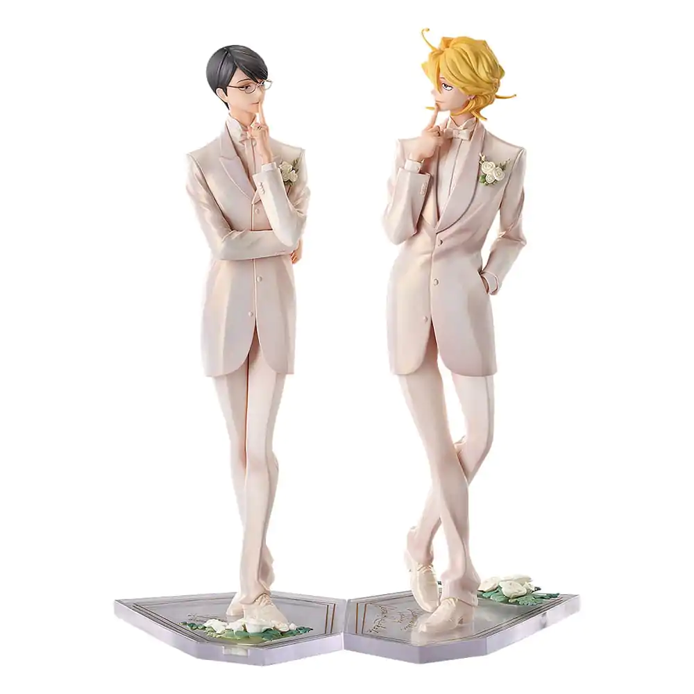 Doukyusei Statui PVC Pachet de 2 1/7 Hikaru Kusakabe & Licht Sajo: Wedding Ver. 24 cm poza produsului