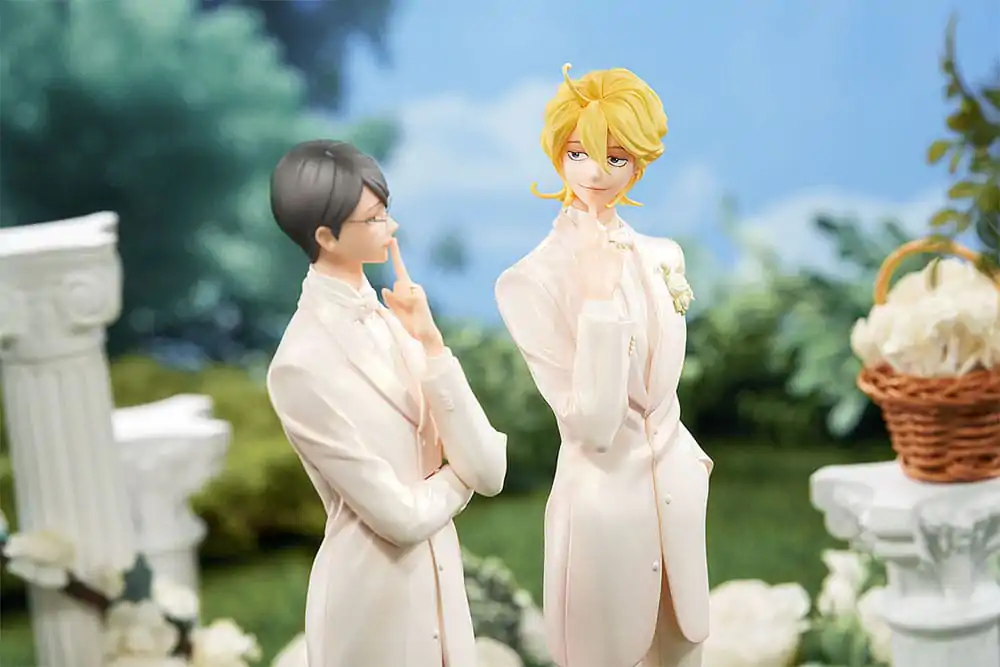Doukyusei Statui PVC Pachet de 2 1/7 Hikaru Kusakabe & Licht Sajo: Wedding Ver. 24 cm poza produsului