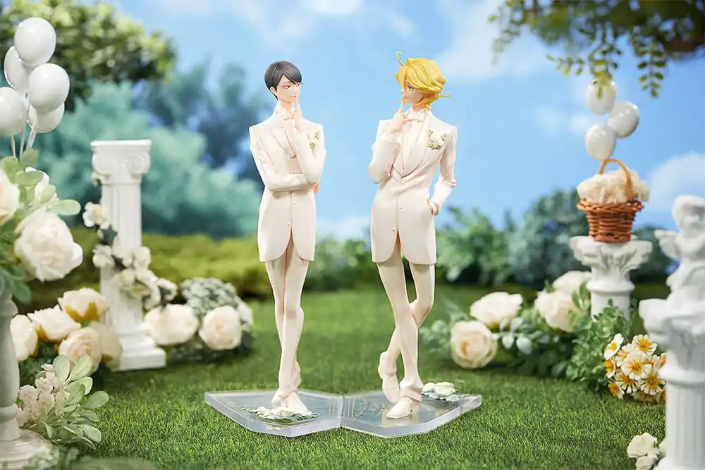 Doukyusei Statui PVC Pachet de 2 1/7 Hikaru Kusakabe & Licht Sajo: Wedding Ver. 24 cm poza produsului