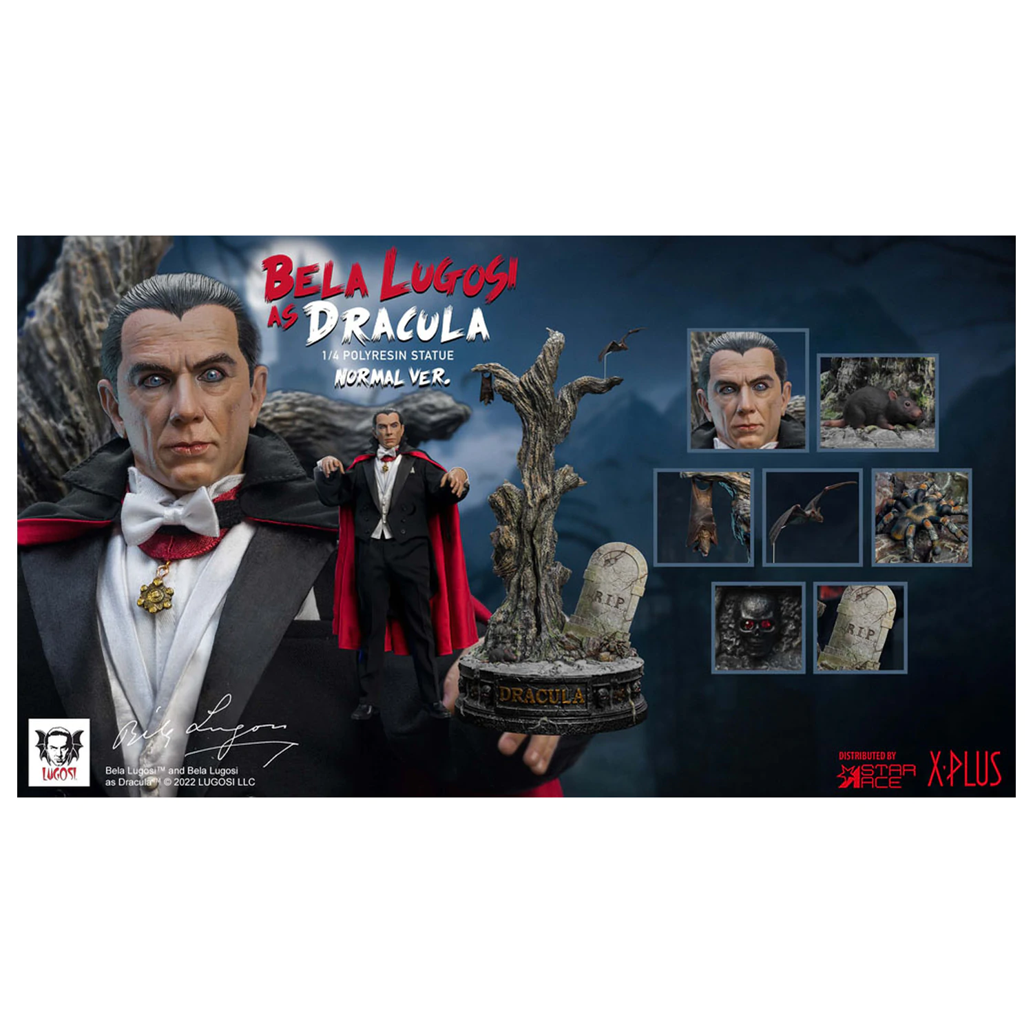 Statuie Dracula (1931) Superb Scale 1/4 Bela Lugosi as Dracula 60 cm poza produsului