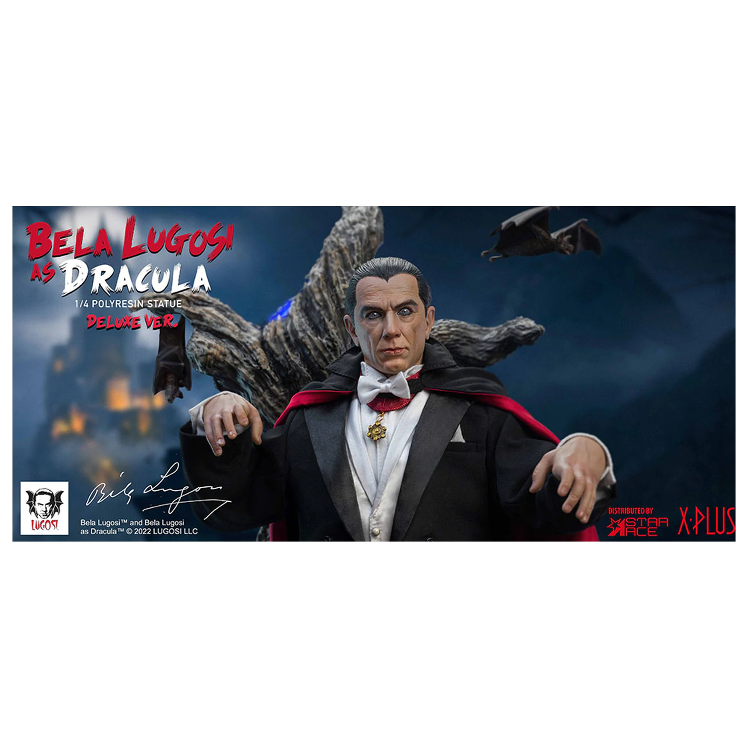 Dracula (1931) Superb Scale Statuie 1/4 Bela Lugosi as Dracula Deluxe Versiune 60 centimetri poza produsului