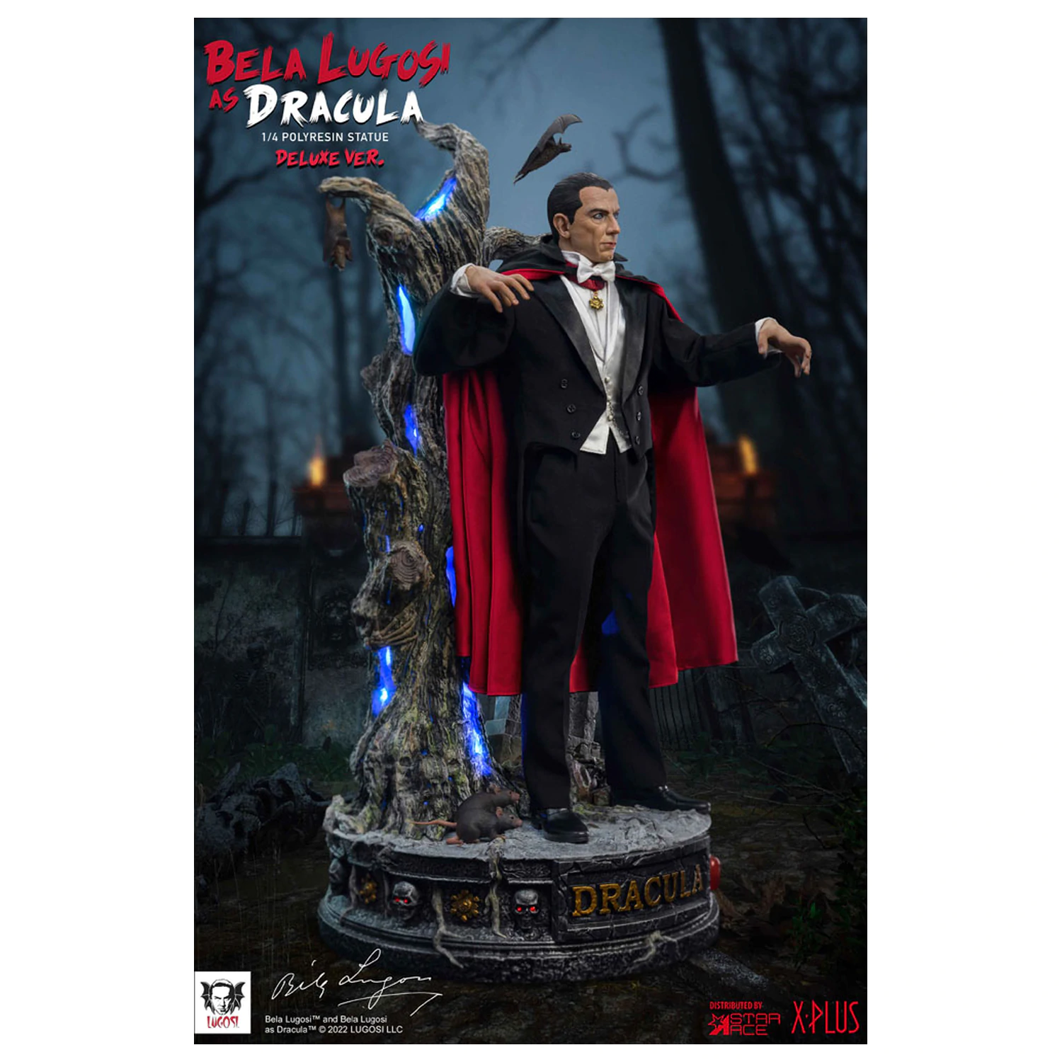 Dracula (1931) Superb Scale Statuie 1/4 Bela Lugosi as Dracula Deluxe Versiune 60 centimetri poza produsului