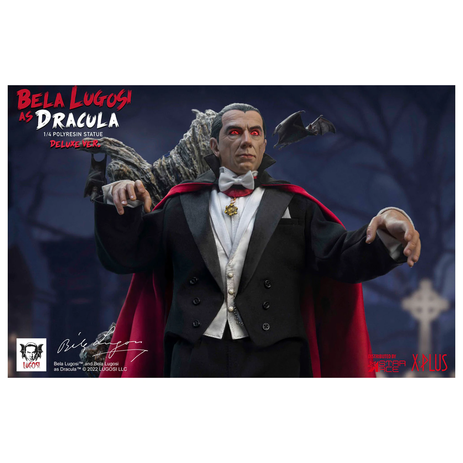 Dracula (1931) Superb Scale Statuie 1/4 Bela Lugosi as Dracula Deluxe Versiune 60 centimetri poza produsului
