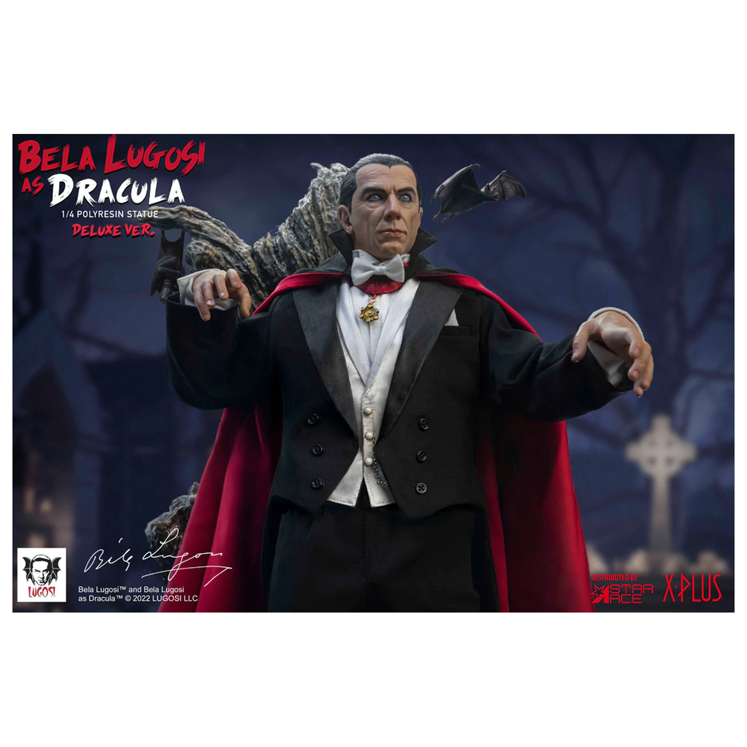 Dracula (1931) Superb Scale Statuie 1/4 Bela Lugosi as Dracula Deluxe Versiune 60 centimetri poza produsului
