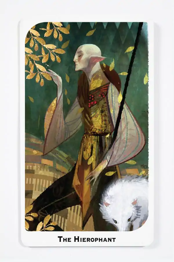 Dragon Age Statuie Solas the Hierophat Tarot 14 cm poza produsului