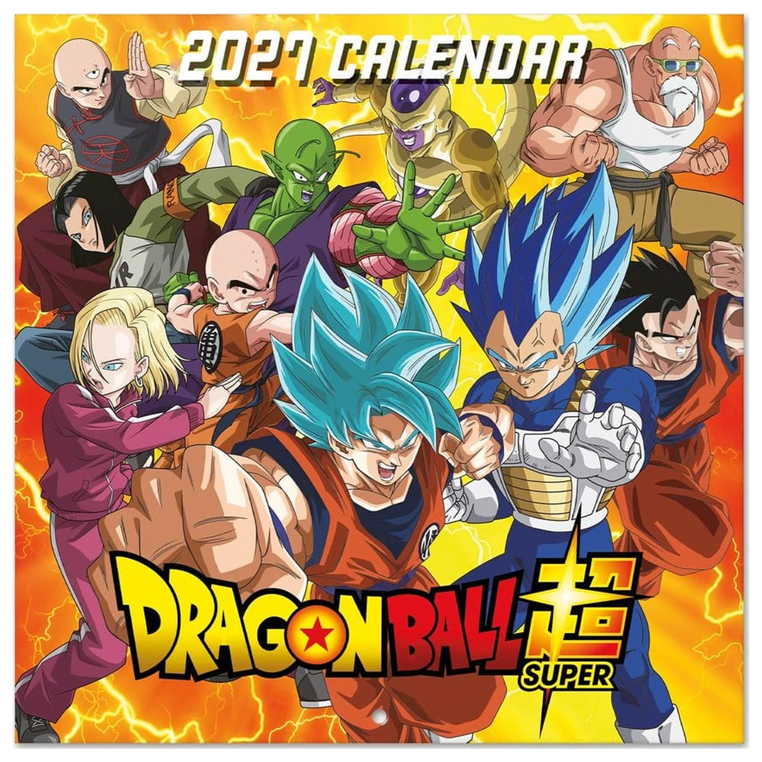 Calendar de perete Dragon Ball 2027 30 x 30 cm poza produsului