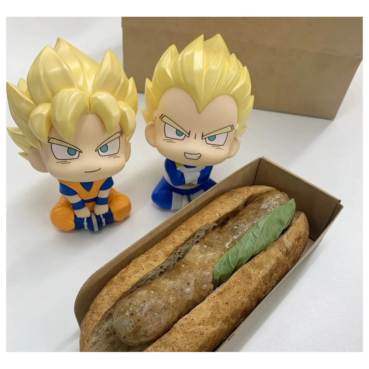 Dragon Ball DAIMA Look Up figurine PVC pachet de 2 Super Saiyan Son Goku (mini) & Super Saiyan Vegeta (mini) 11 cm (cu cadou) poza produsului