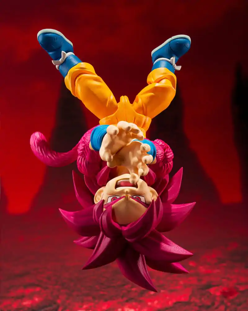 Dragon Ball Daima S.H.Figuarts figurină de acțiune Super Saiyan 4 Son Goku (mini) 8 cm poza produsului