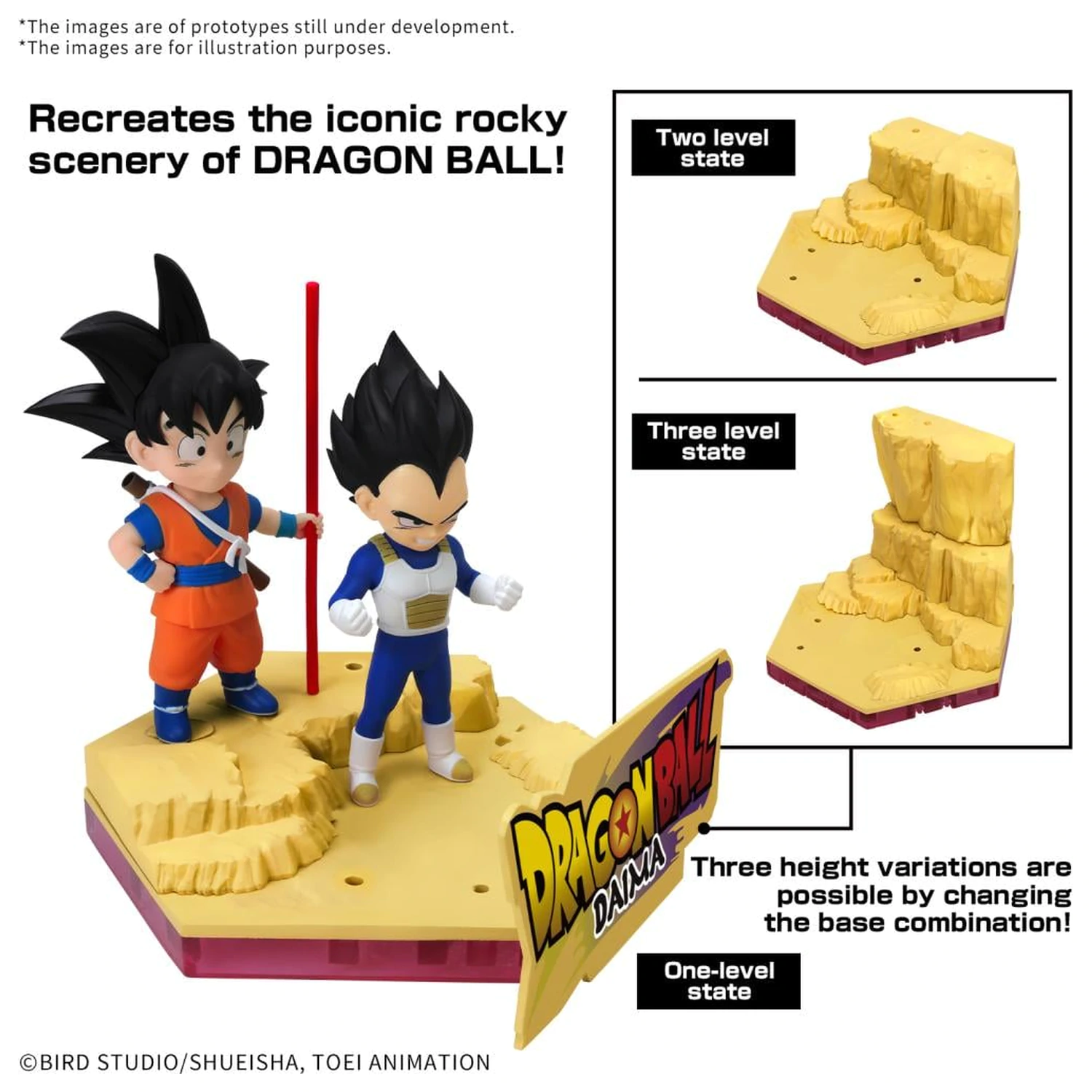 Dragon Ball Daima Son Goku (Mini) & Vegeta (Mini) Kit model poza produsului