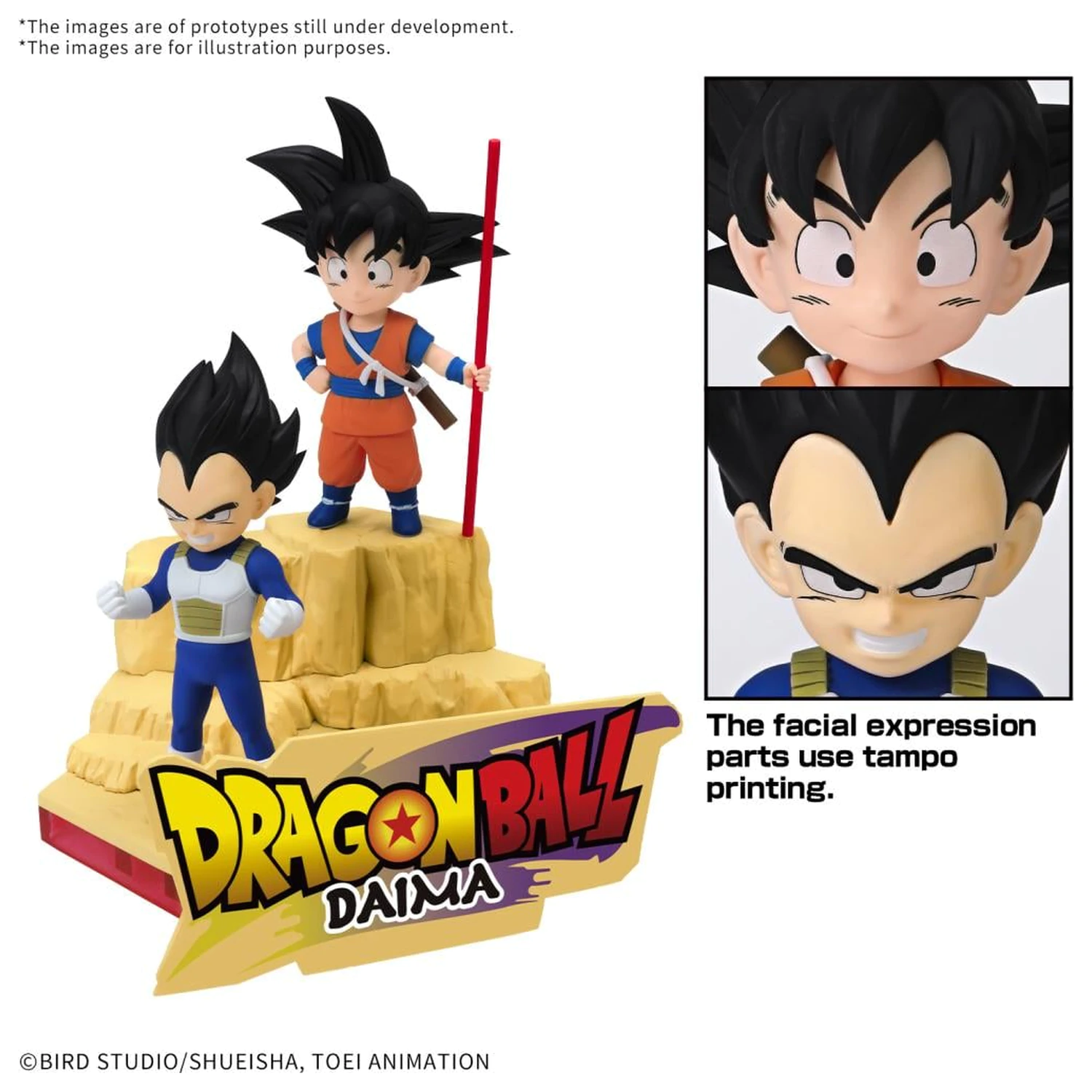Dragon Ball Daima Son Goku (Mini) & Vegeta (Mini) Kit model poza produsului