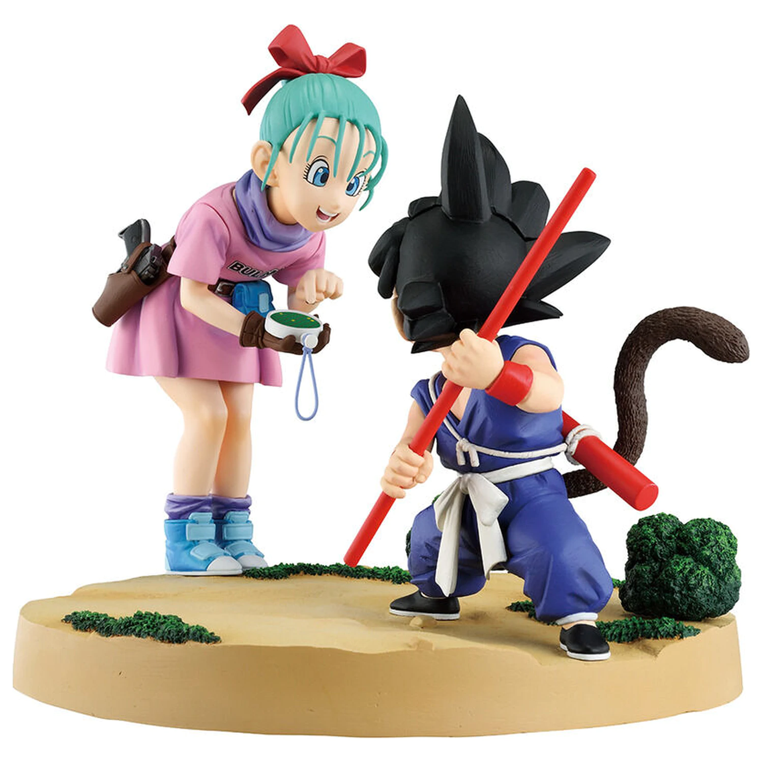Dragon Ball Fantastic Adventure 3 Goku Bulma Ichibansho figurina 17cm poza produsului