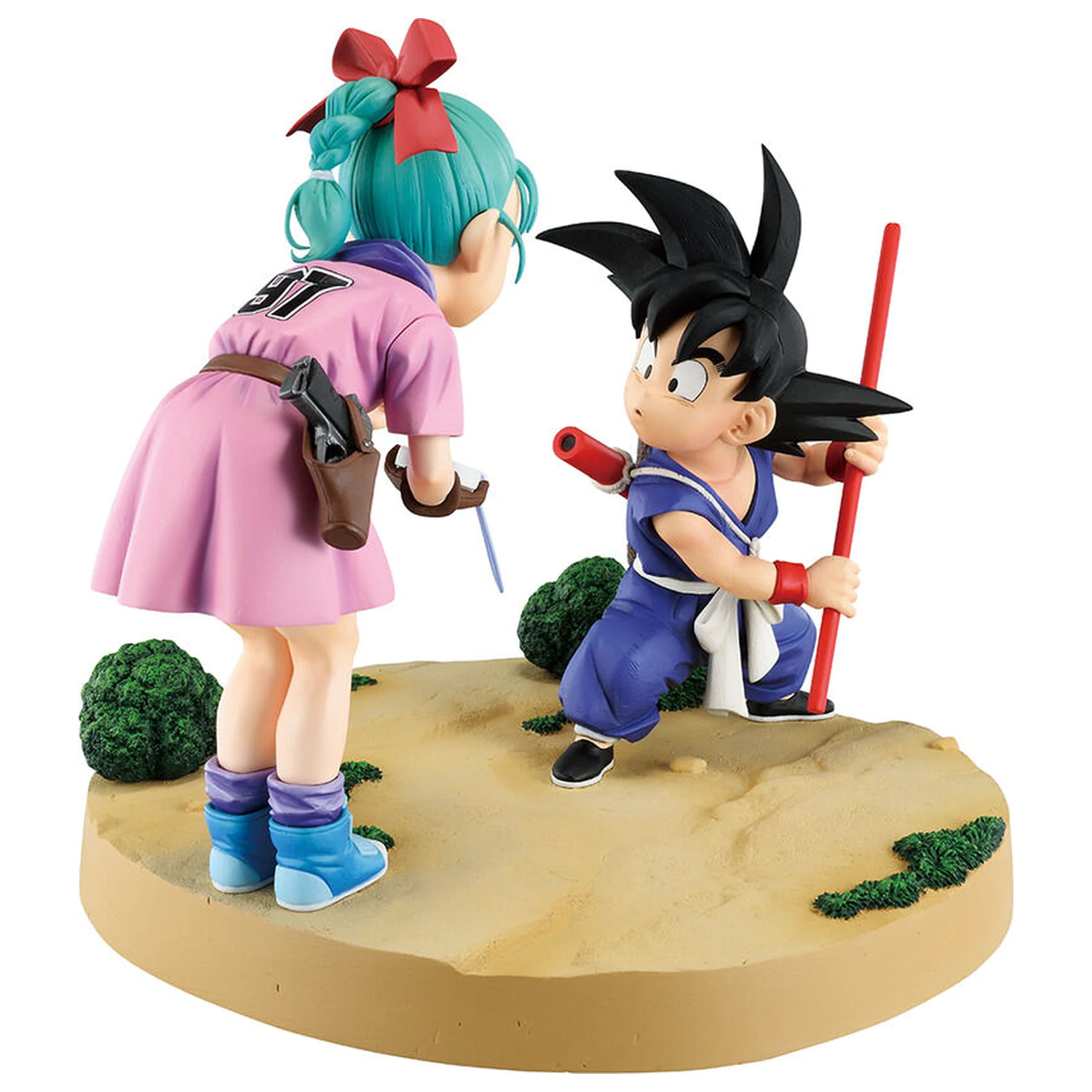 Dragon Ball Fantastic Adventure 3 Goku Bulma Ichibansho figurina 17cm poza produsului