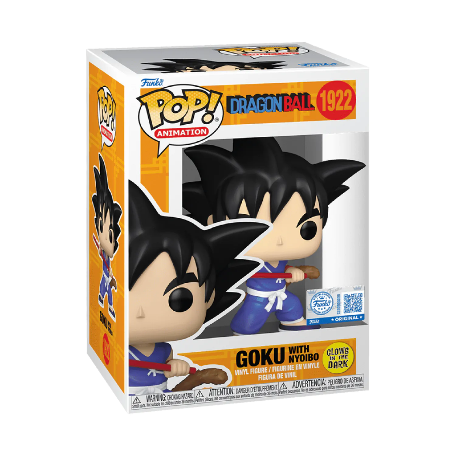 Dragon Ball Funko POP! figurină Goku With Nyoibo (GW) 9 cm poza produsului