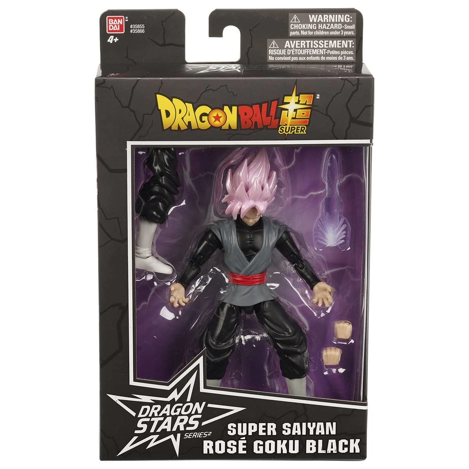 DRAGON BALL - Goku Black Rosé SS - Figurina Dragon Stars 17cm Seria 4 poza produsului