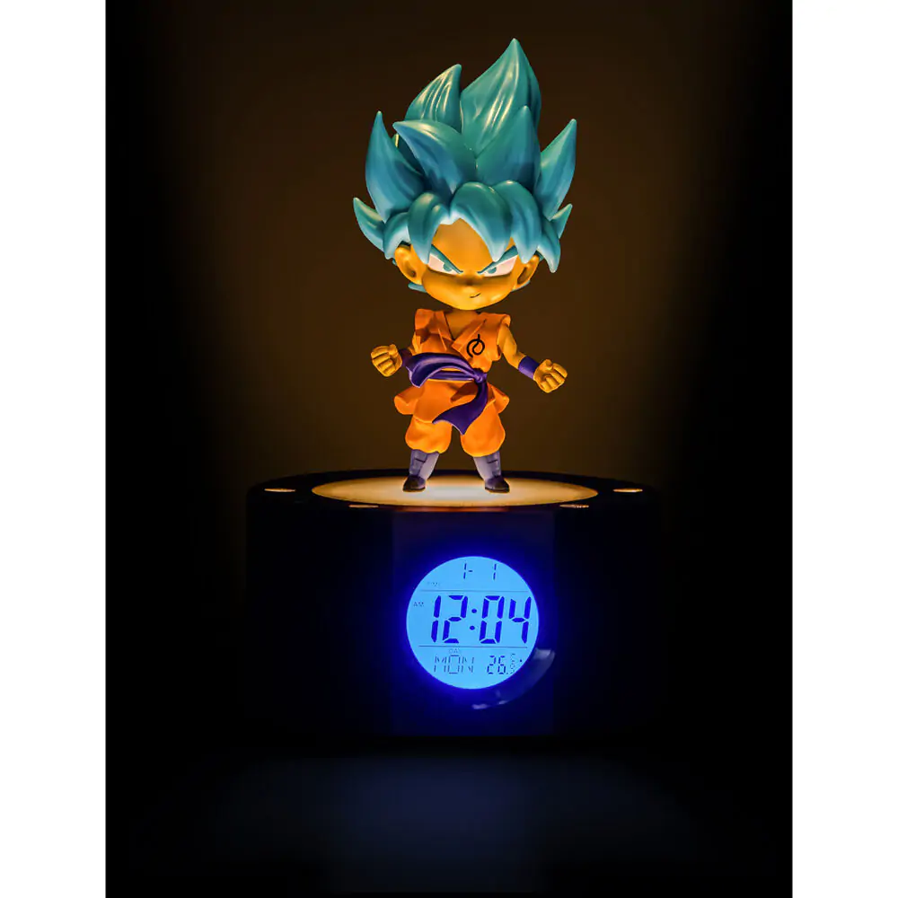 Ceas deșteptător Dragon Ball Super cu lumină Goku 18 cm poza produsului