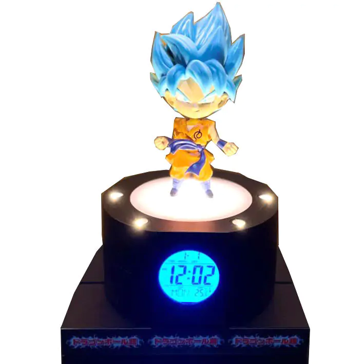 Ceas deșteptător Dragon Ball Super cu lumină Goku 18 cm poza produsului