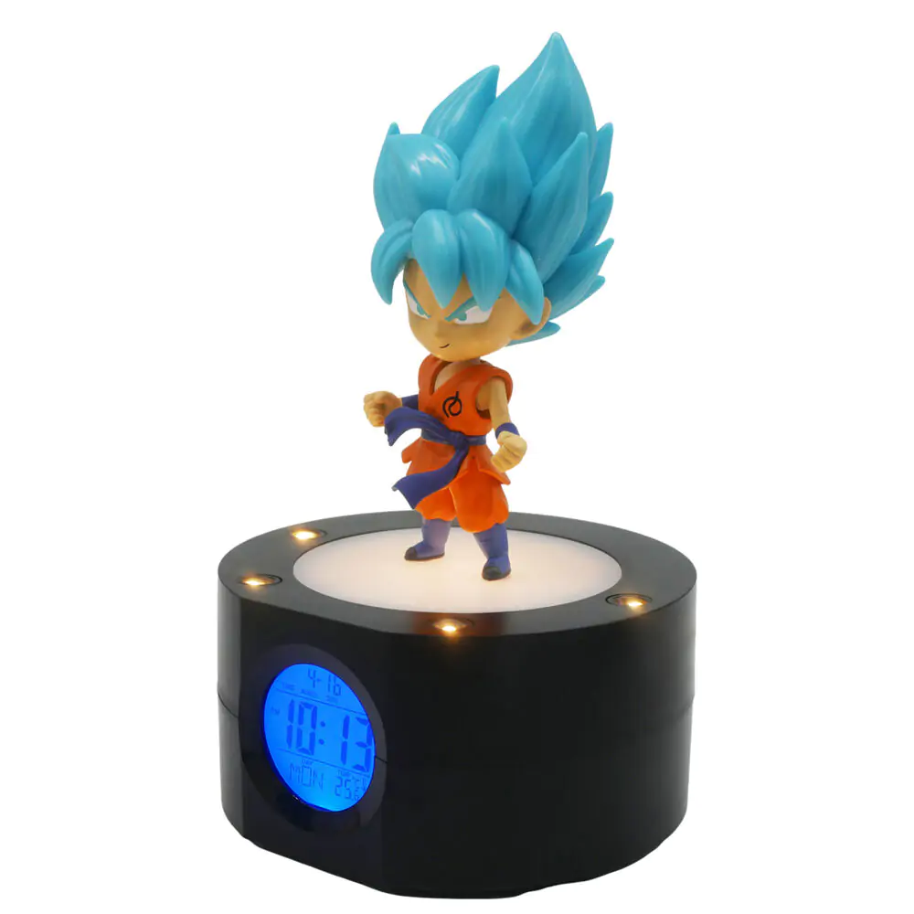 Ceas deșteptător Dragon Ball Super cu lumină Goku 18 cm poza produsului