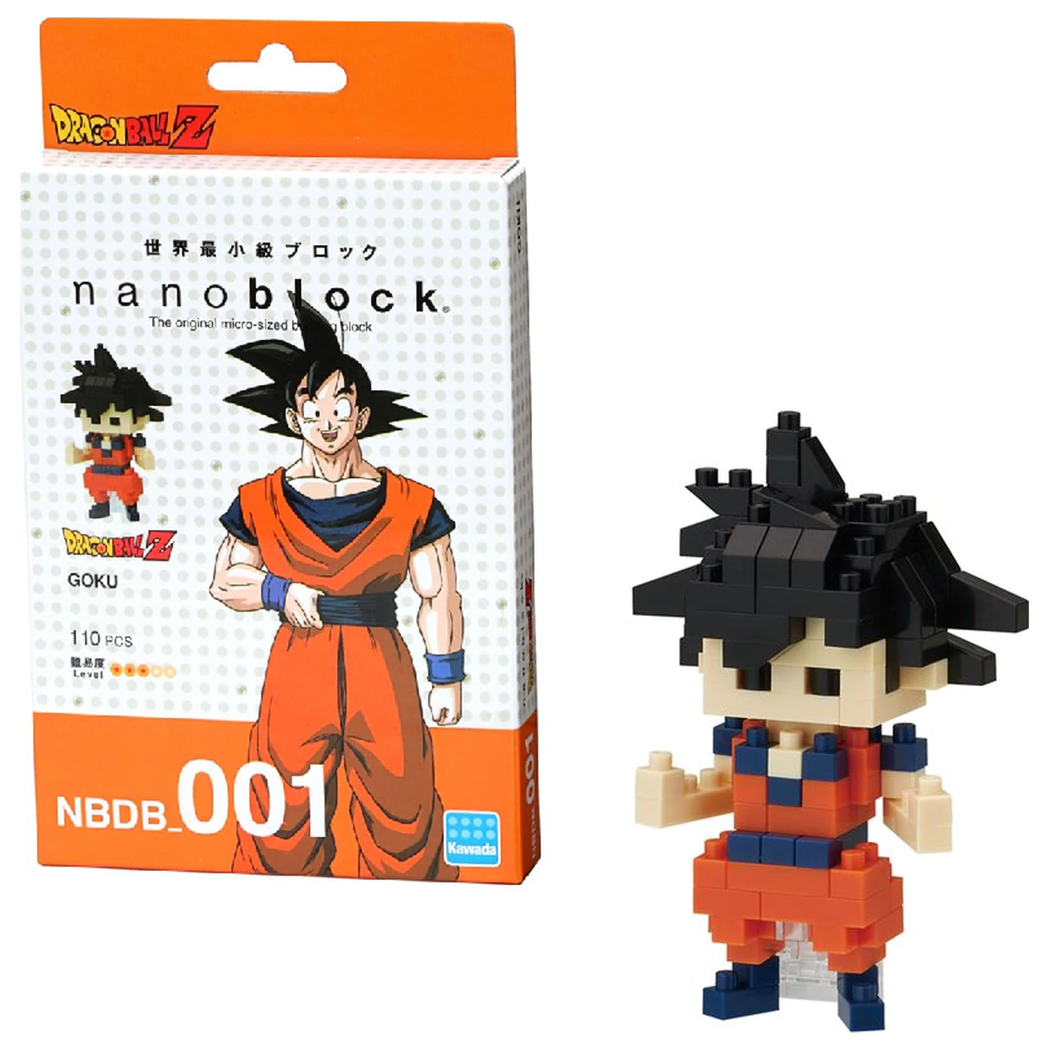 DRAGON BALL Goku Figurină Nanoblock 10cm poza produsului