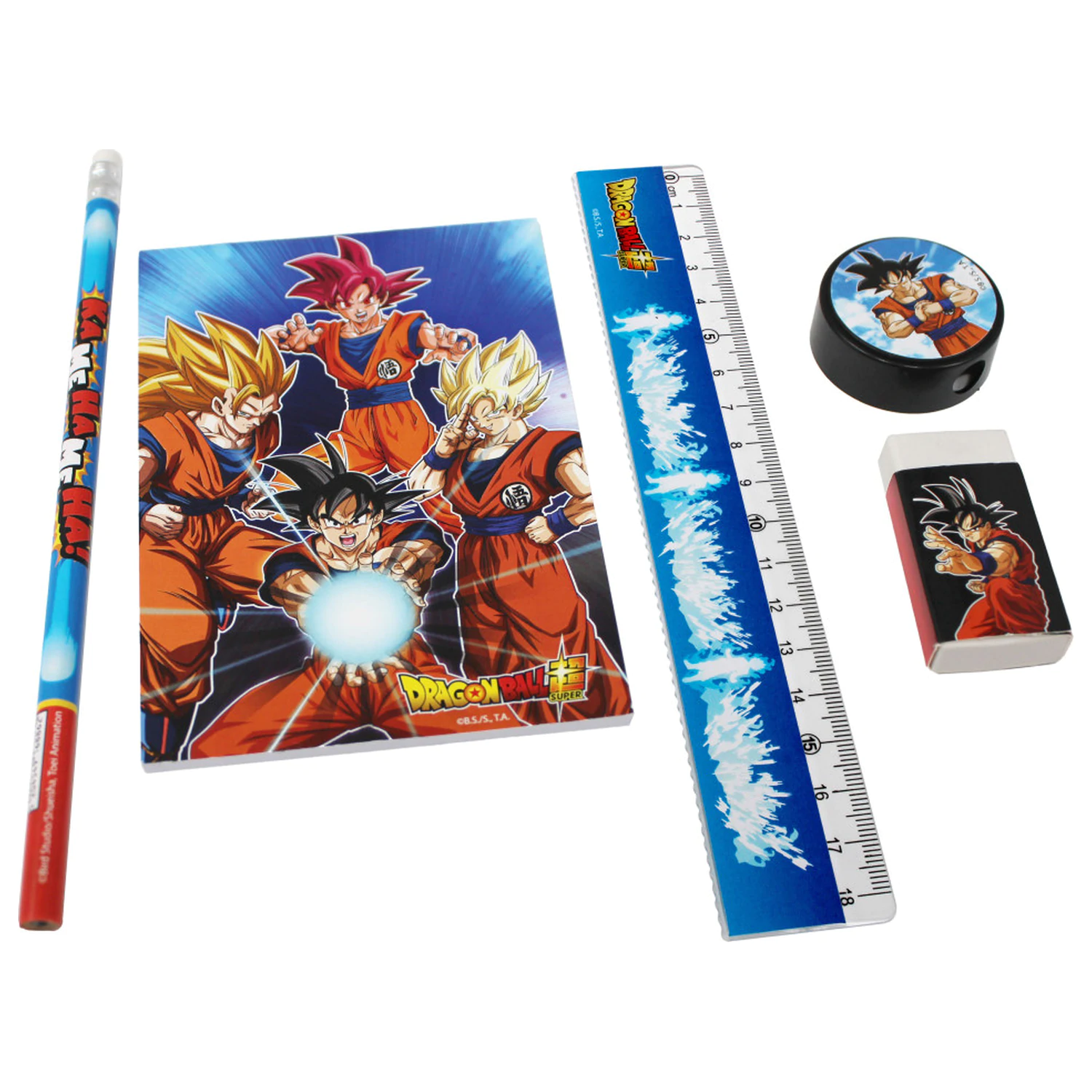 Dragon Ball Kamehame Set de papetărie 5 piese poza produsului