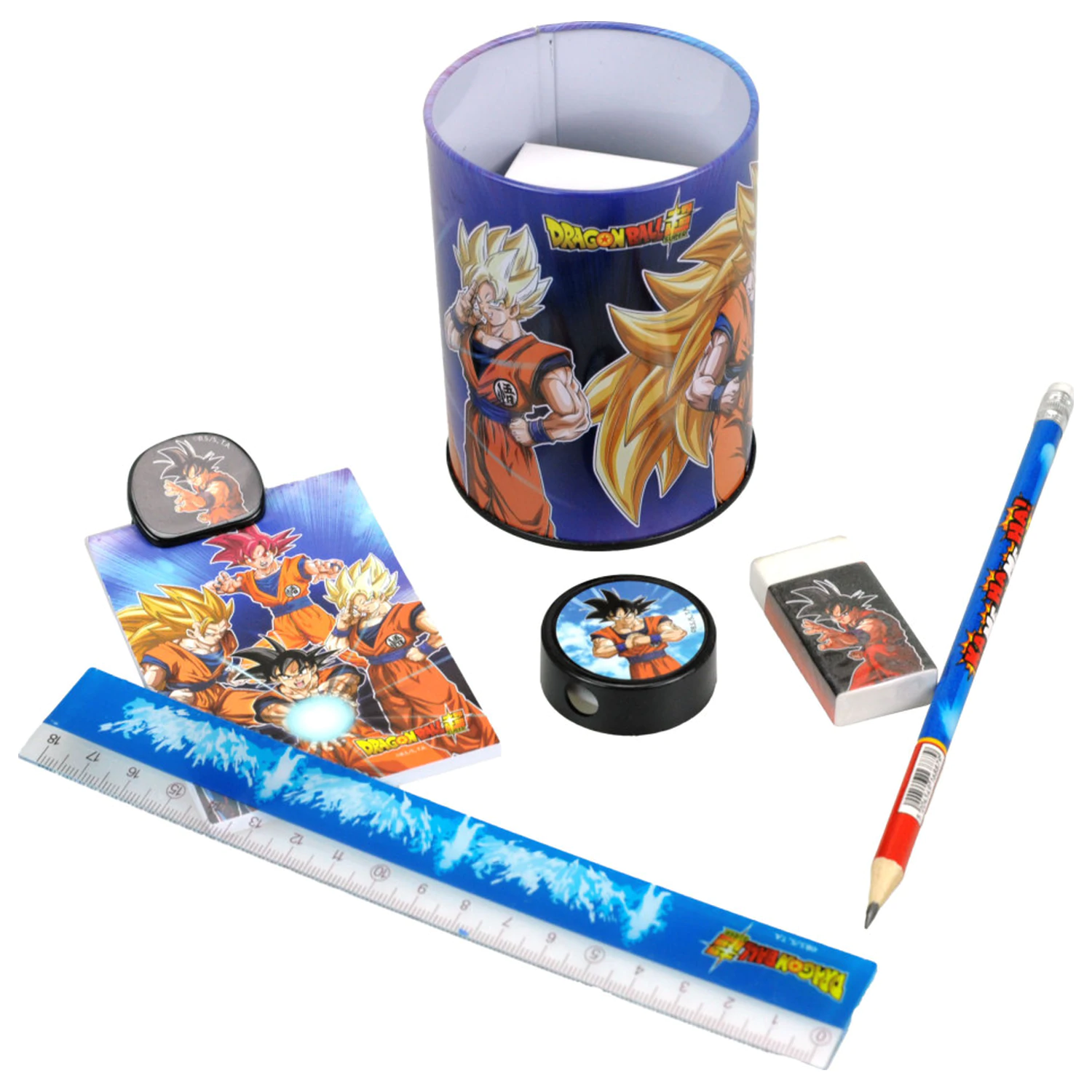 Dragon Ball Kamehame Set Papetarie 7 piese poza produsului