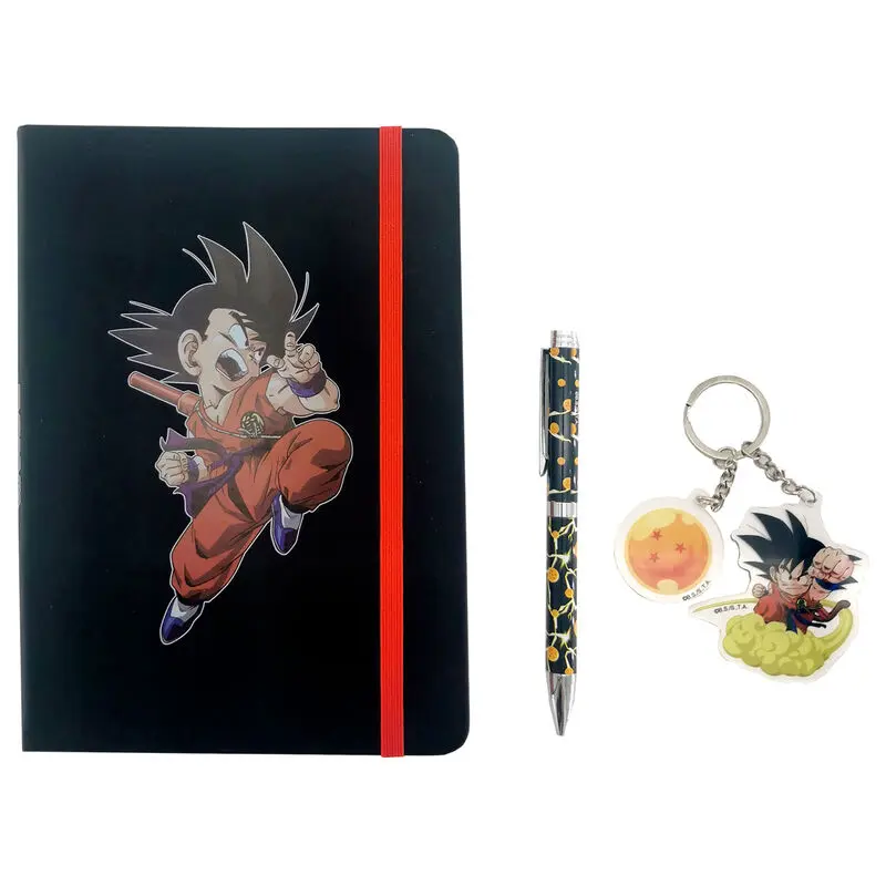 Dragon Ball set jurnal + pix + breloc poza produsului
