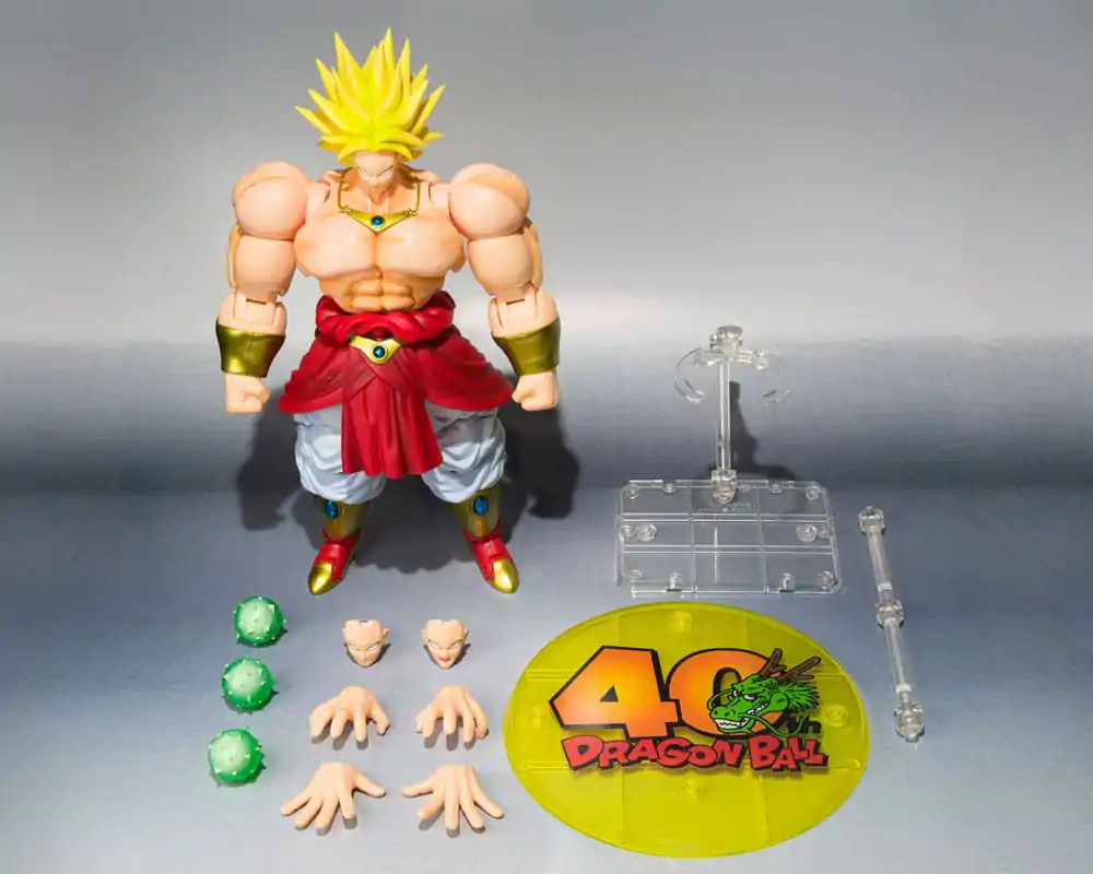 Dragon Ball S.H.Figuarts Figurina de acțiune Broly Ediția Aniversară 40 de ani 19 cm poza produsului