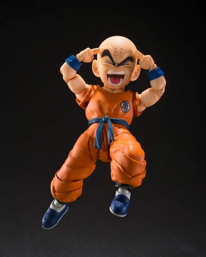 Figurină de acțiune Dragon Ball S.H.Figuarts Krillin, vechiul prieten al lui Son Goku 11 cm poza produsului
