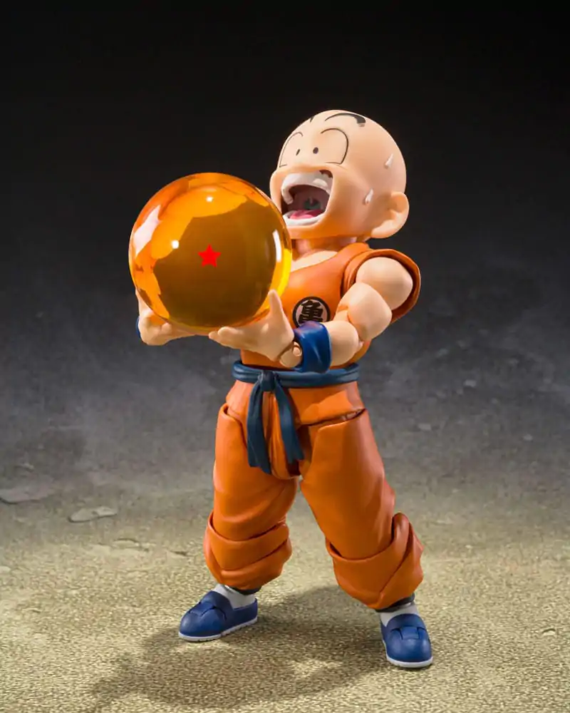 Figurină de acțiune Dragon Ball S.H.Figuarts Krillin, vechiul prieten al lui Son Goku 11 cm poza produsului