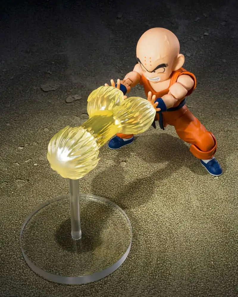 Figurină de acțiune Dragon Ball S.H.Figuarts Krillin, vechiul prieten al lui Son Goku 11 cm poza produsului