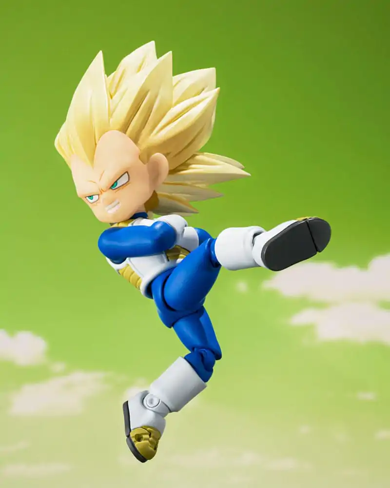 Dragon Ball S.H.Figuarts figurină de acțiune Super Saiyan Level 3 Vegeta (mini) Daima 8 cm poza produsului