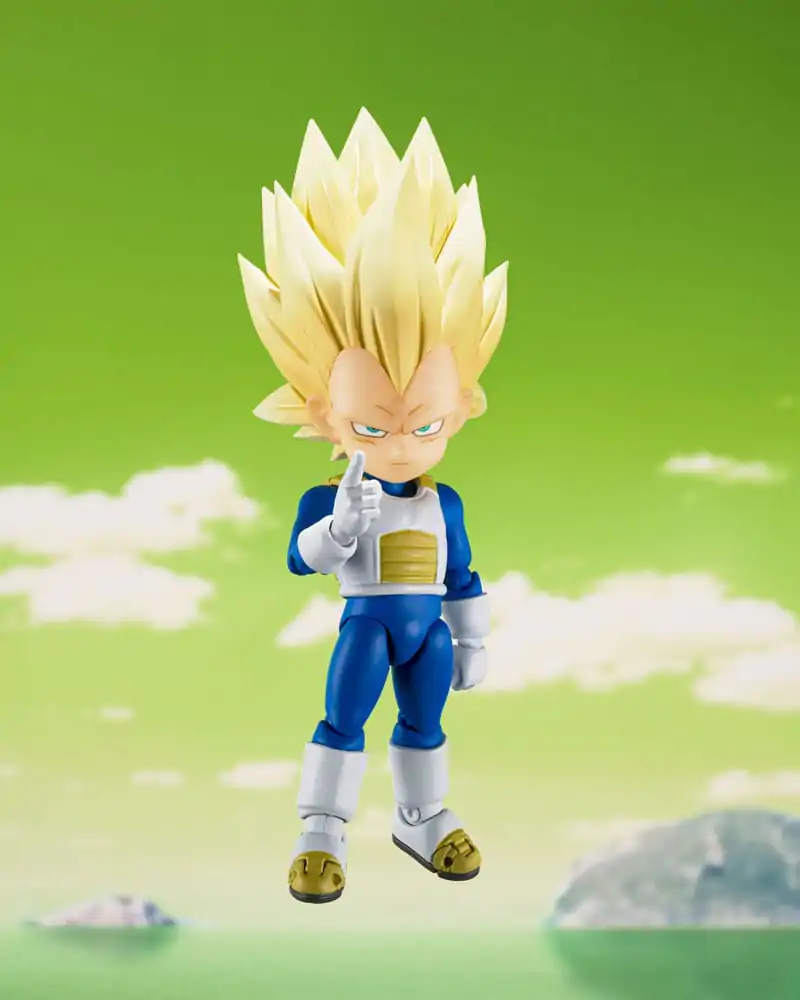 Dragon Ball S.H.Figuarts figurină de acțiune Super Saiyan Level 3 Vegeta (mini) Daima 8 cm poza produsului