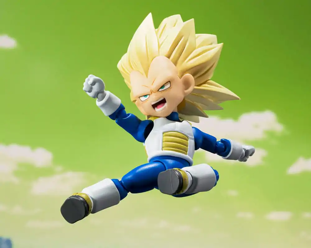 Dragon Ball S.H.Figuarts figurină de acțiune Super Saiyan Level 3 Vegeta (mini) Daima 8 cm poza produsului