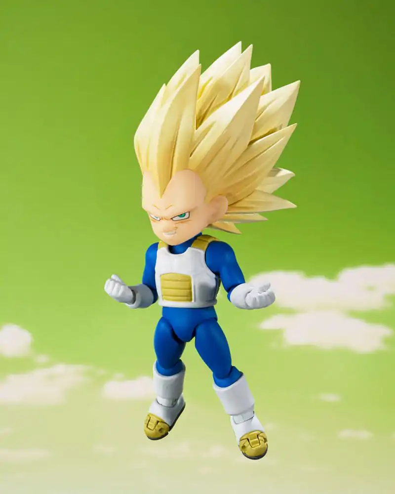 Dragon Ball S.H.Figuarts figurină de acțiune Super Saiyan Level 3 Vegeta (mini) Daima 8 cm poza produsului