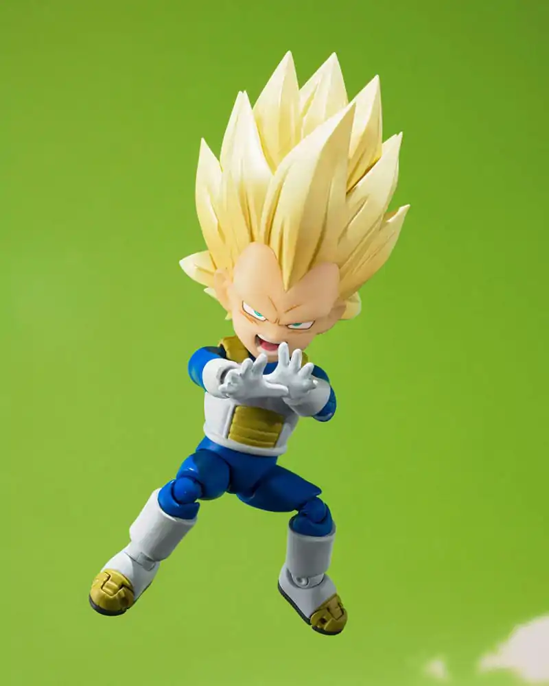 Dragon Ball S.H.Figuarts figurină de acțiune Super Saiyan Level 3 Vegeta (mini) Daima 8 cm poza produsului